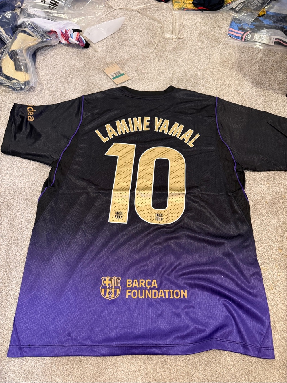Nike Barcelona away 26/27 Lamine yamal #10 slim fit soccer jersey